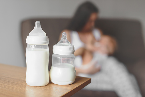 recalentar la leche materna
