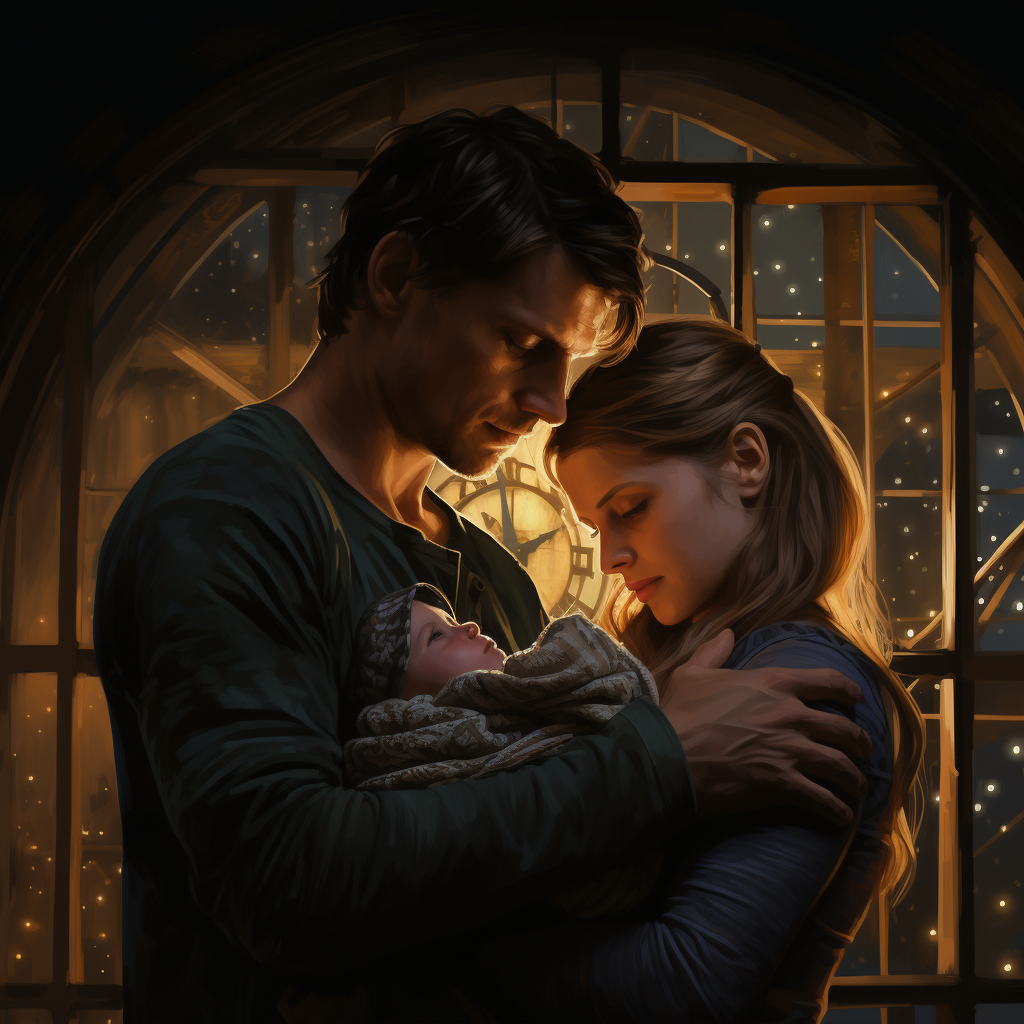 jamie128 a sleep deprived yet loving couple both holding their 4312d18f 95ce 4e83 b8f7 961b5eb1997b